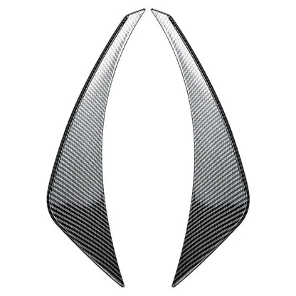 Carbon Black Front Bumper Side Air Vent Spoiler Trim for Mazda MX-5 Miata (16-25)