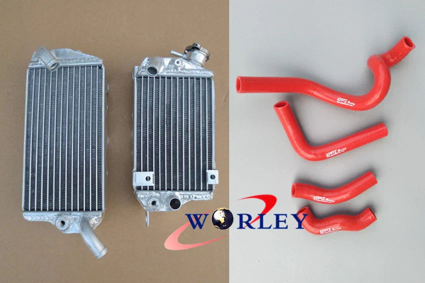 Aluminum Radiator & Hose for Kawasaki KLX650 (1993-1996)