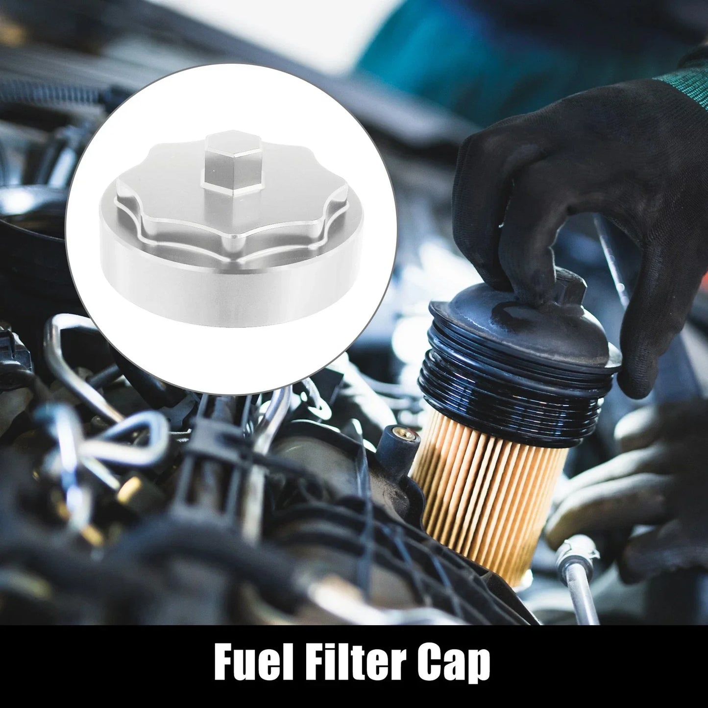 Fuel Filter Housing Cap Cover for Dodge Ram 2500 3500 (2010-2020)