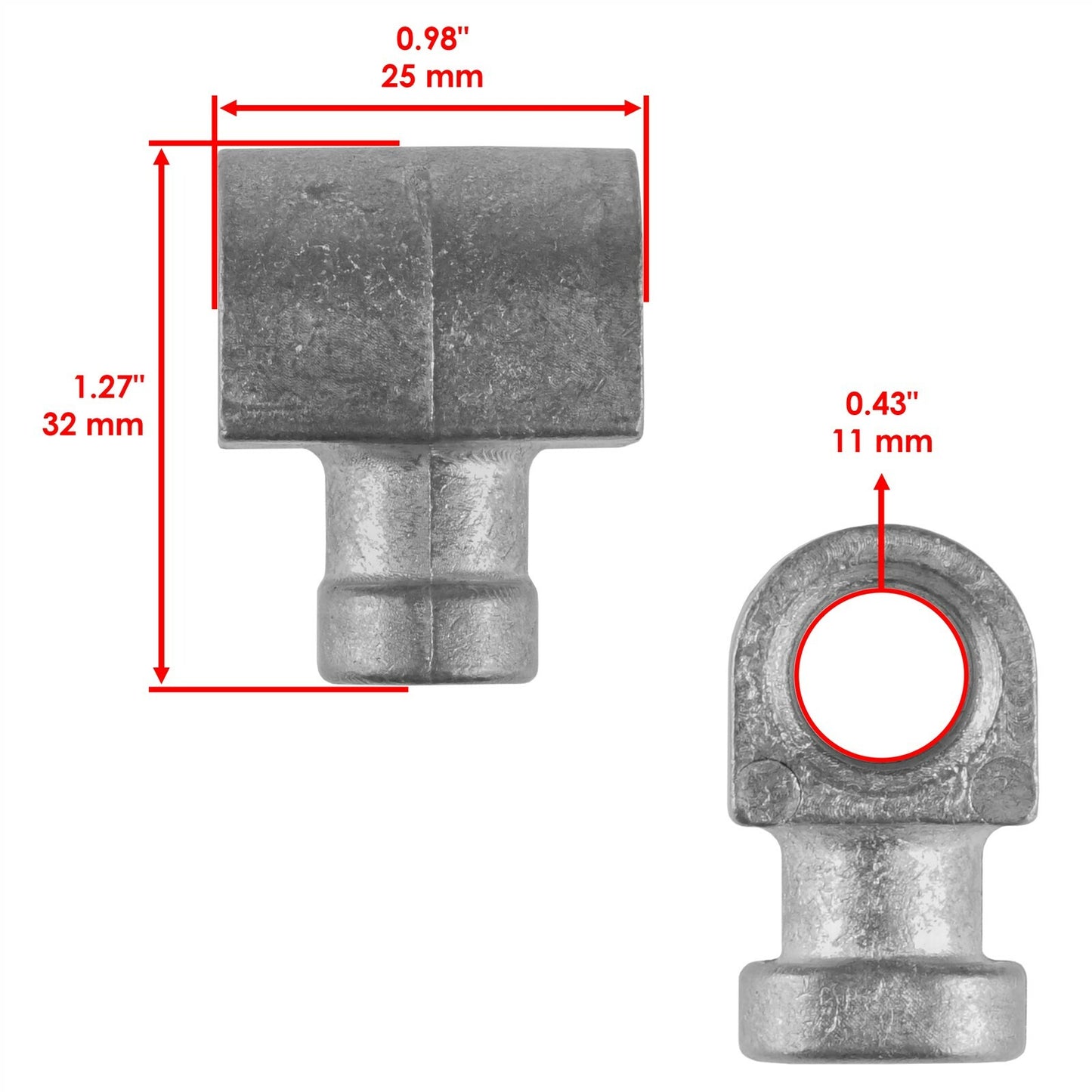 Deck Lift Trunnion Replacement for John Deere D150 D155 D160 (2014–2018)