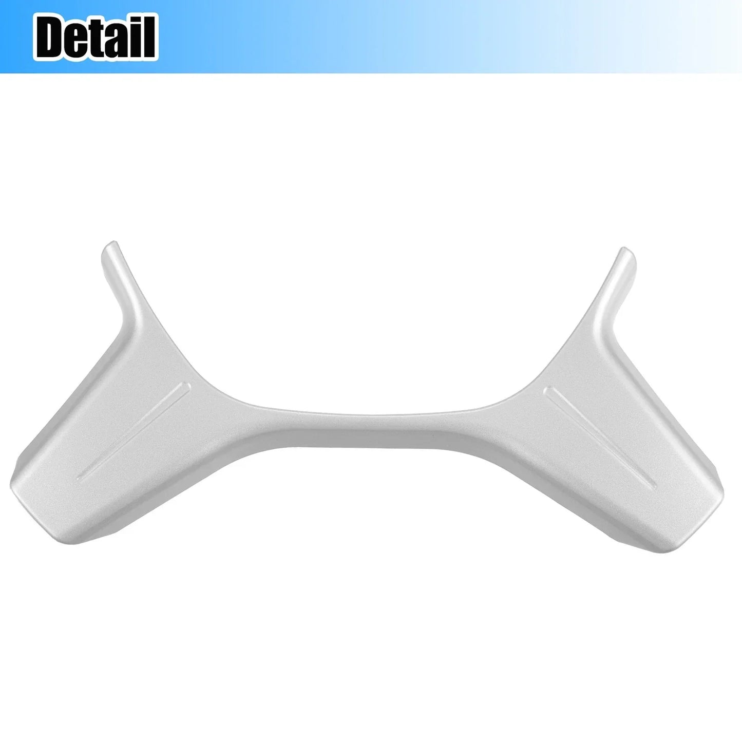 Silver Tone Interior Steering Wheel Cover Trim for Mercedes Benz C Class (2008-2014)
