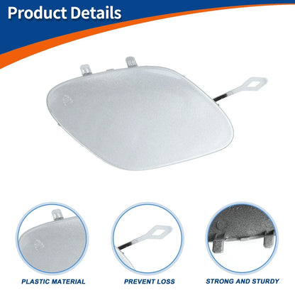 Car Bumper Tow Hook Cover for Mercedes-Benz (2019-2023) Diamond Silver