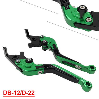 CNC Green Extendable Brake Clutch Levers for Ducati MONSTER (620-796)