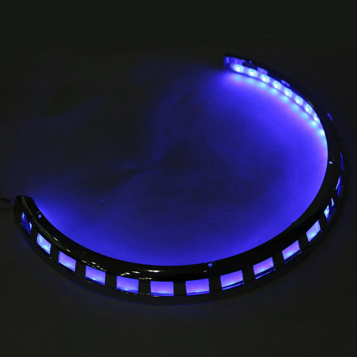 Brake Rotor Covers LED Ring Of Fire Blue for Honda GL1800 F6B (2001 - 2017)