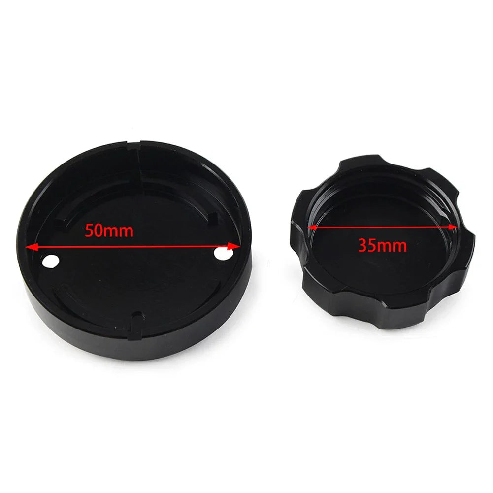 Ducati 848 1098 Front Brake Clutch Reservoir Cover Oil Pump Caps (2008-2012)