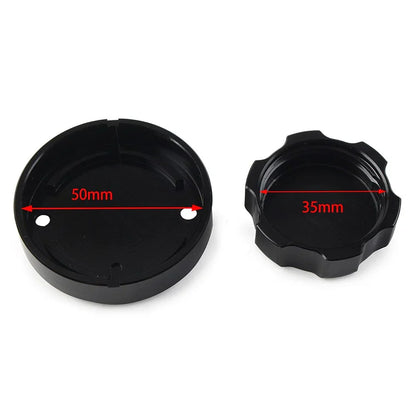 Ducati 848 1098 Front Brake Clutch Reservoir Cover Oil Pump Caps (2008-2012)