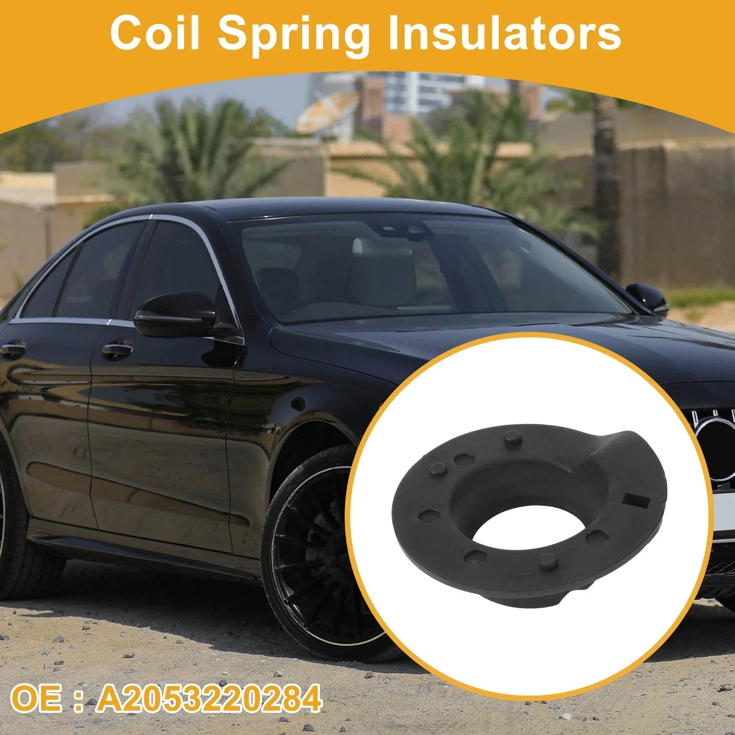 Coil Spring Insulators for Mercedes-Benz C300 2015-2021 (2 x)