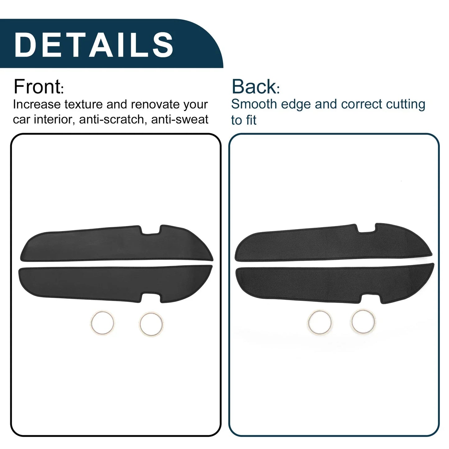 Car Door Anti Kick Pad Sticker Protector for Honda Elysion (2016-2019)