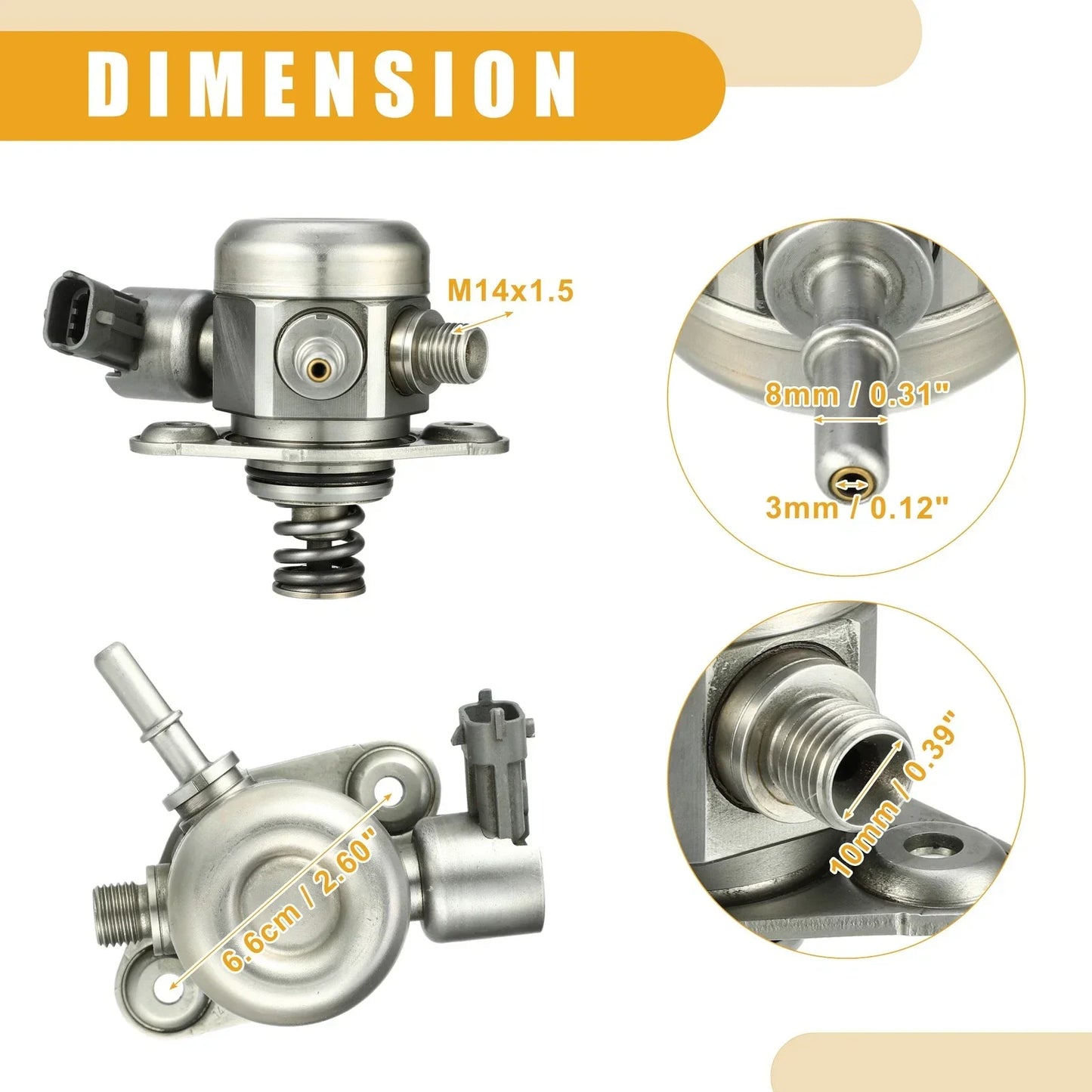 High Pressure Fuel Pump for Hyundai Santa Fe Sport 2.0T (2013-2018)