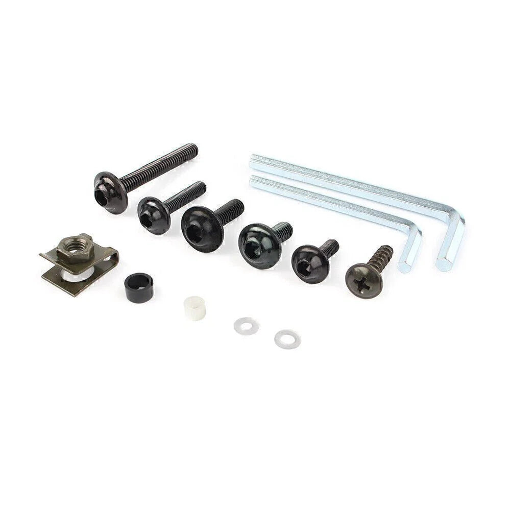 Complete Fairing Bolt Bodywork Screws Nuts for Kawasaki Motorcycle Red