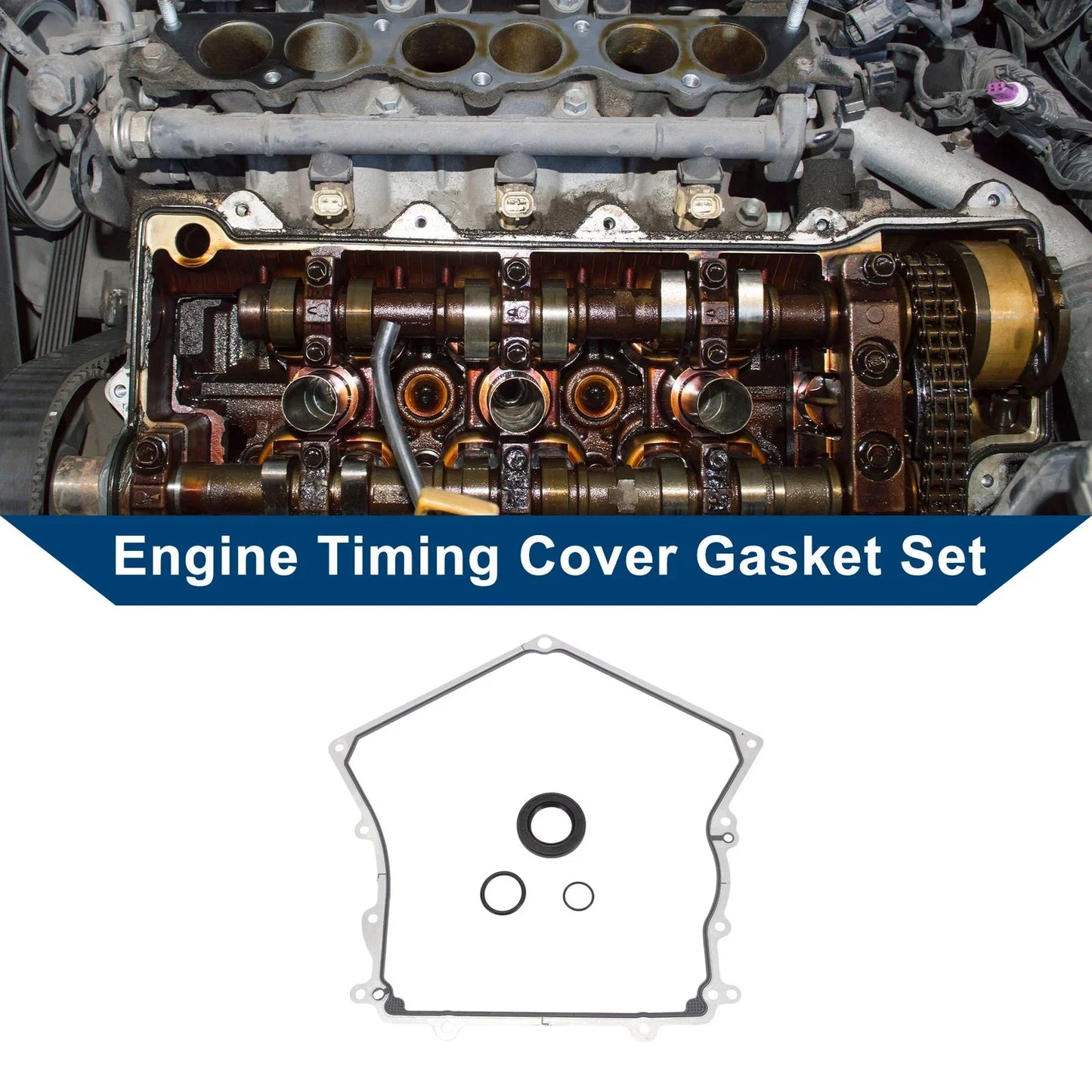 Engine Timing Cover Gasket Set for Chrysler 300 (2005-2010)