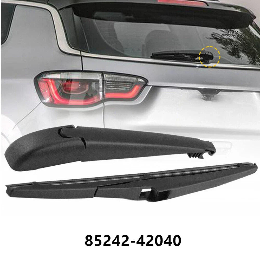 Rear Wiper Arm & Blade for Toyota Highlander, Jeep Compass (2001-2023)