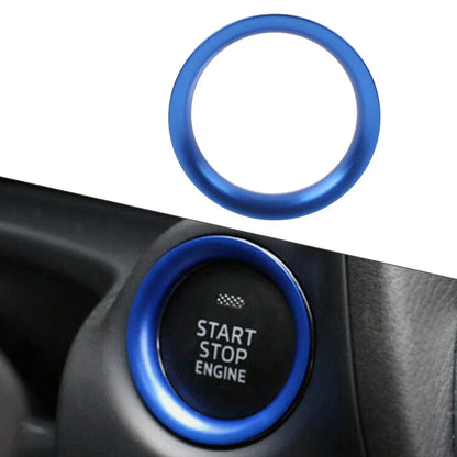 Blue Engine Start Push Button Ring Trim for Mazda 3 6 Atenza CX-5 (2003-2023)