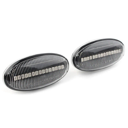 LED Dynamic Side Marker Sequential Blinker Amber Lights for Mazda 2 3 5 MPV