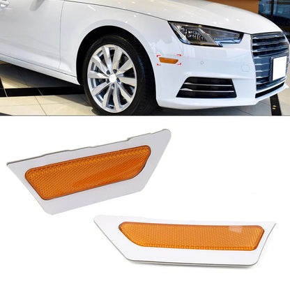 Pair Yellow Side Marker Lights for Audi A4 B9 (2017-2019)