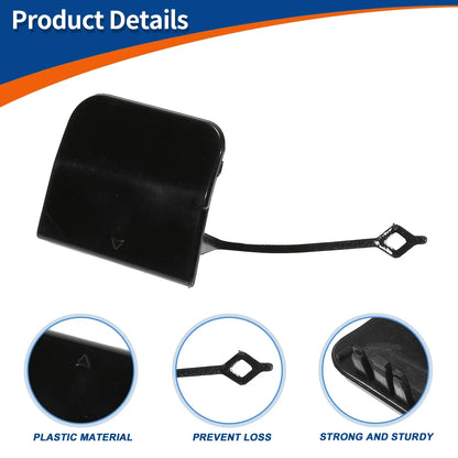 Rear Tow Hook Cover for Mercedes-Benz A W177 (2019-2023) Black