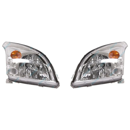 Chrome Headlights for Toyota Prado GRJ120 KDJ120 KZJ120 2003~2009 Pair