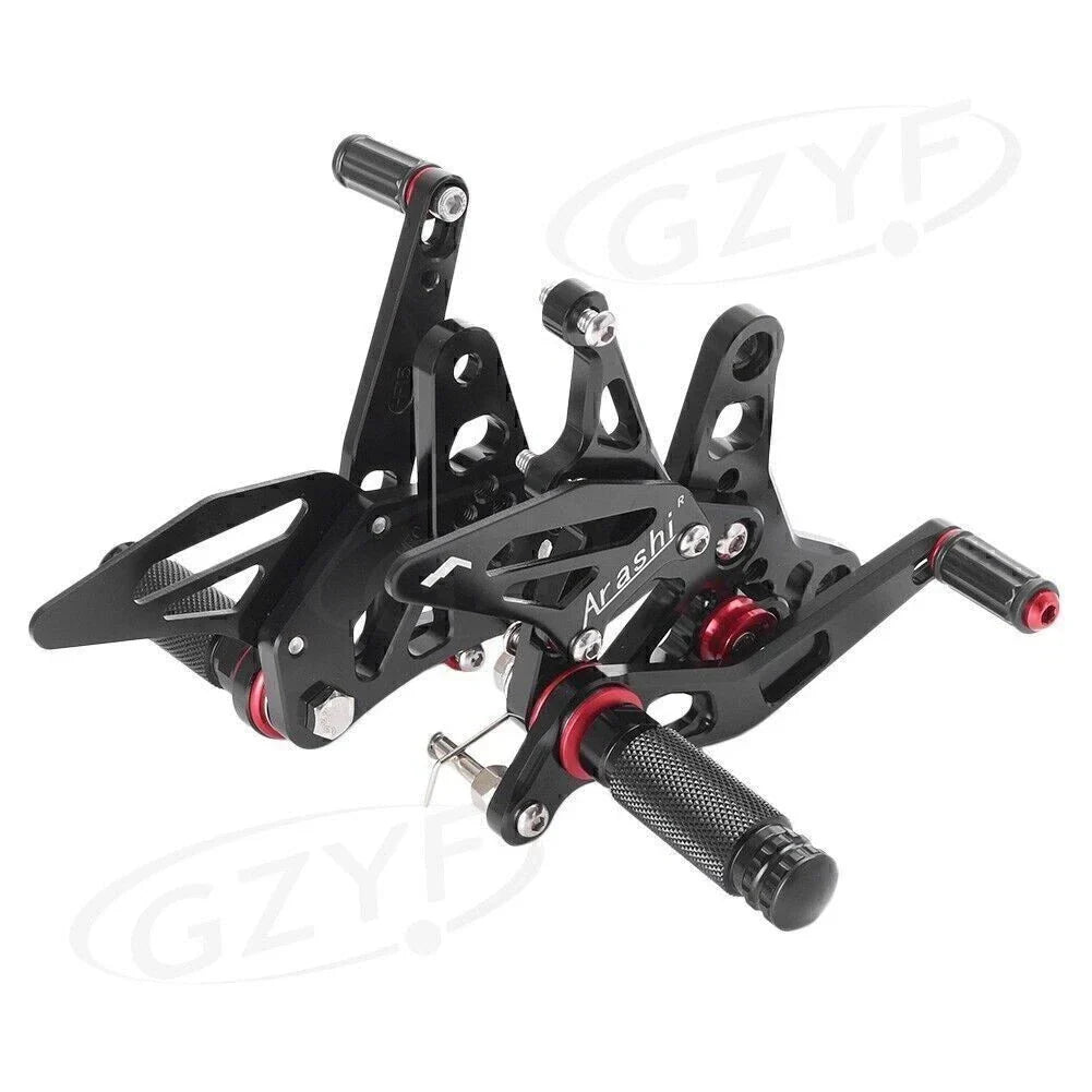 CNC Adjustable Rearset Footpegs for Suzuki SV650 (2017)