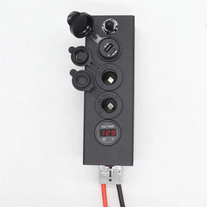 12/24V Control Box USB Type C Anderson Plug Connector for RV Camper