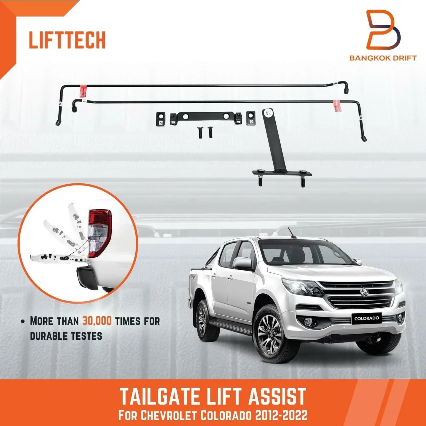 LIFTECH Tailgate Assist for Holden Colorado RG (2012-2022)
