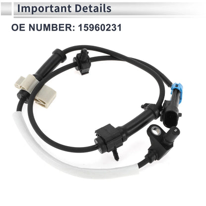 ABS Wheel Speed Sensor for Chevrolet C3500 1995-1996 1 x Front Left/Right