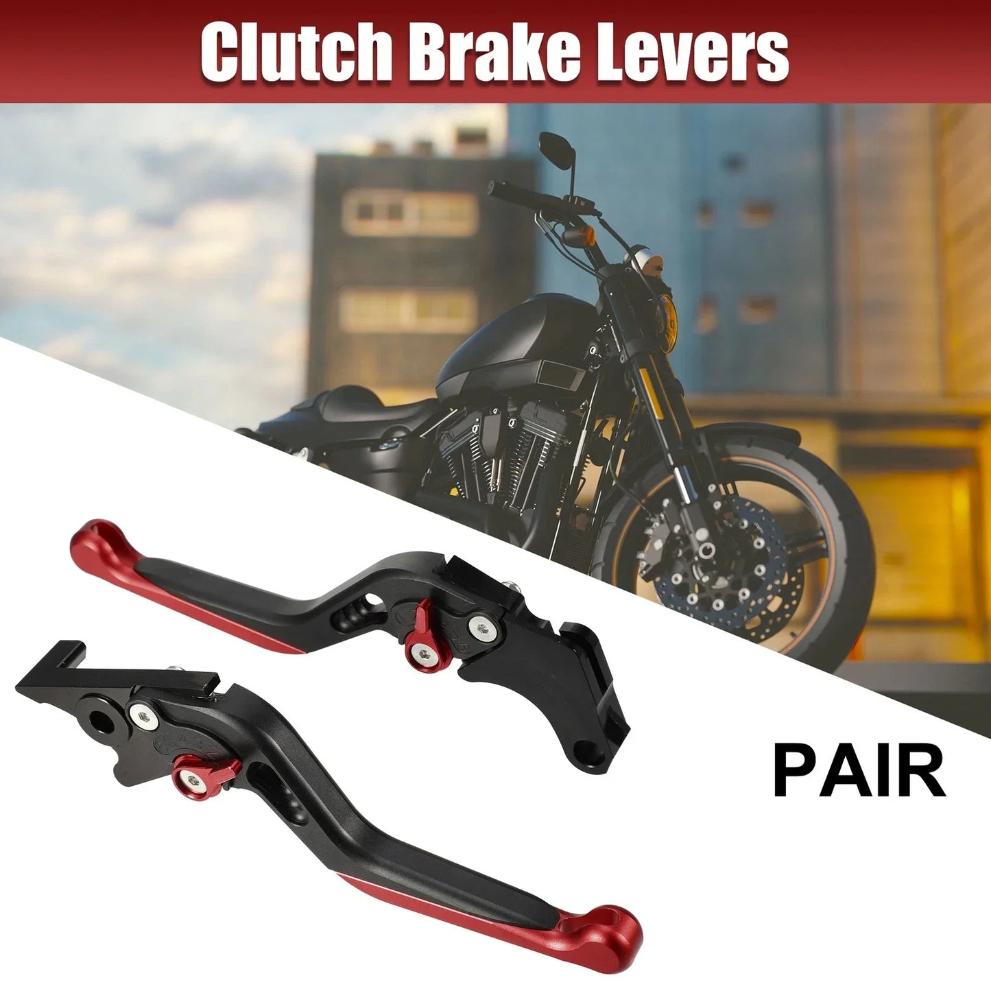 Motorcycle Brake Clutch Levers 1 Pair for Honda Monkey 125 (2018-2023)