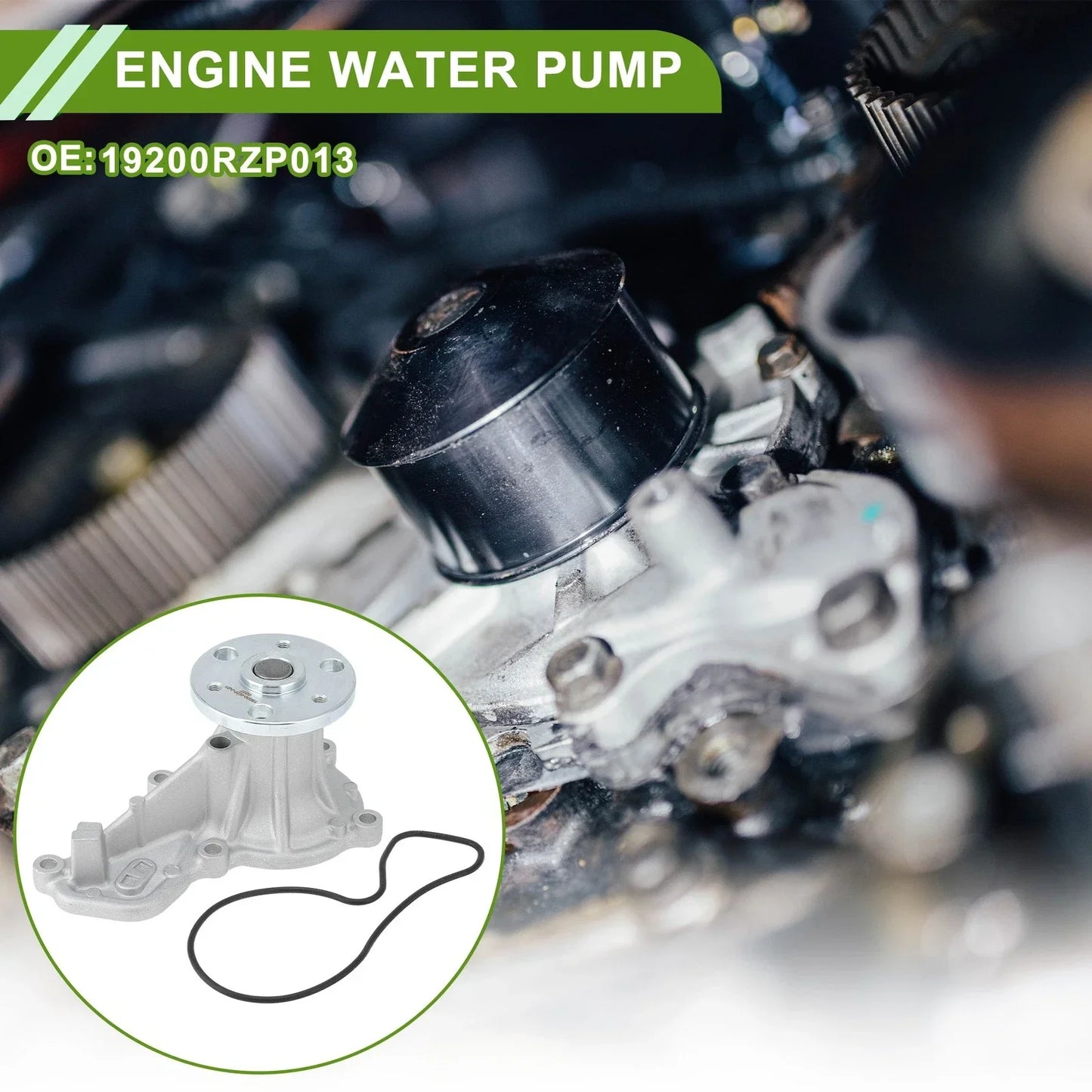 Water Pump for Honda Civic 2012-2015 - Engine Cooling Component