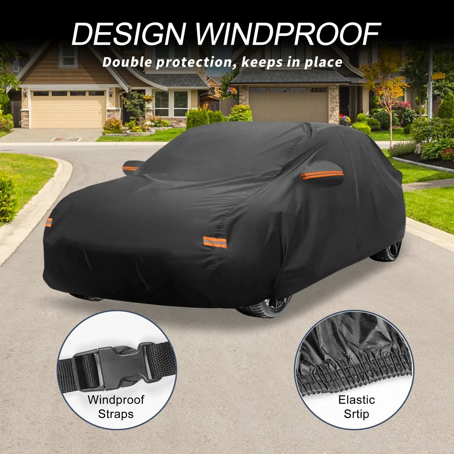 Waterproof 210D-PU Car Cover for Lexus ES Sedan (2018-2023)
