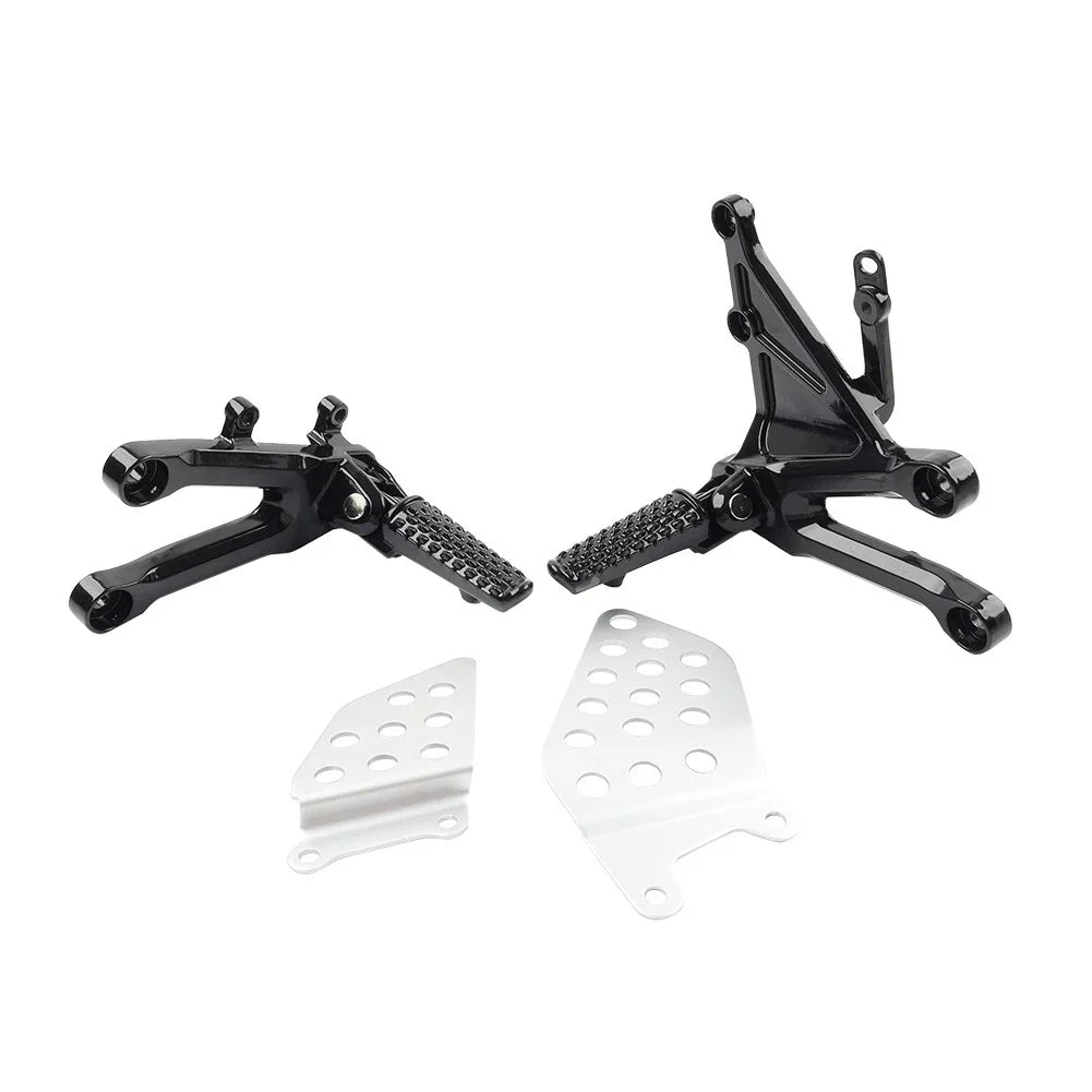 Black Front Driver Foot Pegs for Honda CBR1000RR (2004-2007)