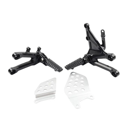 Black Front Driver Foot Pegs for Honda CBR1000RR (2004-2007)