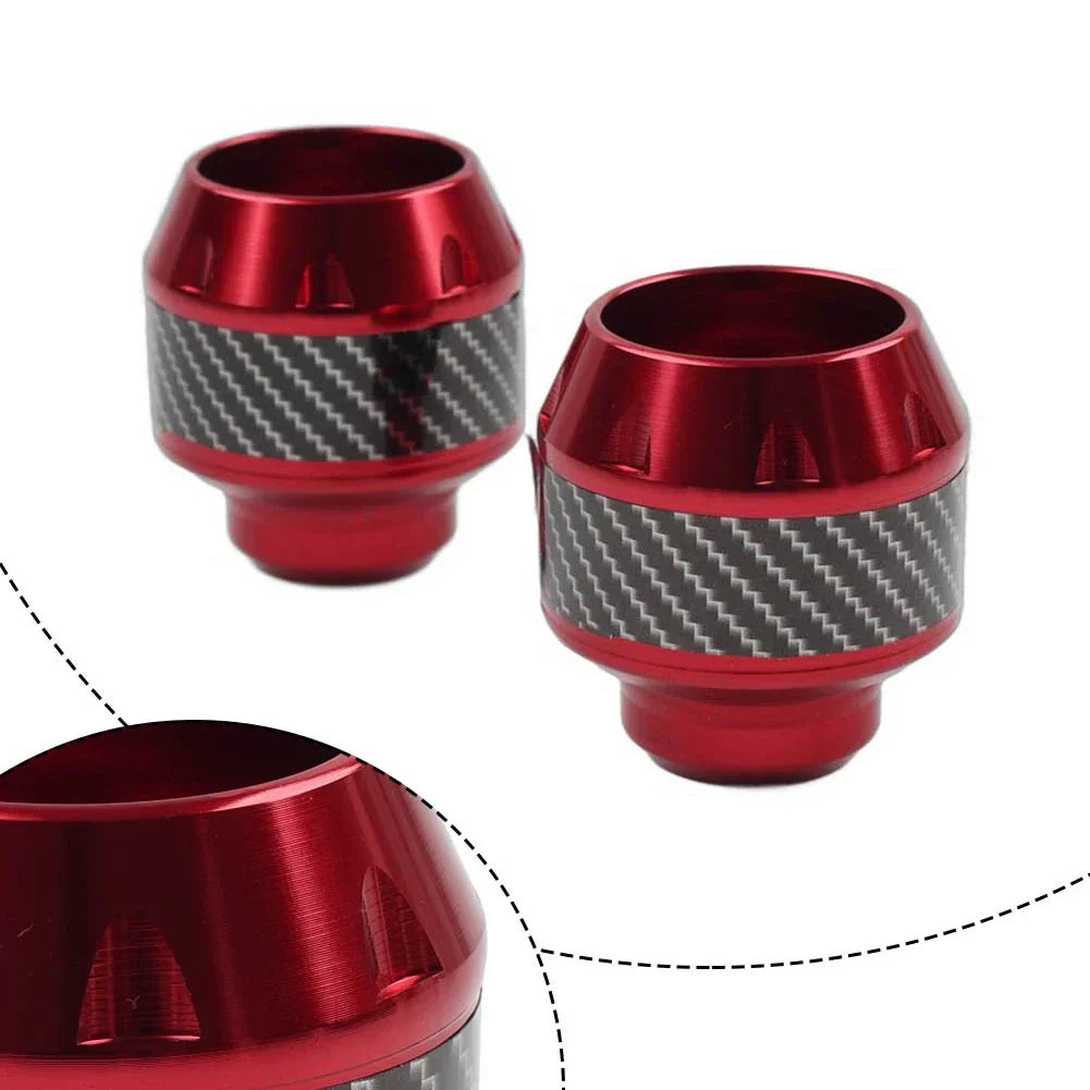 Red Front Fork Frame Sliders Crash Protection for Motorcycle