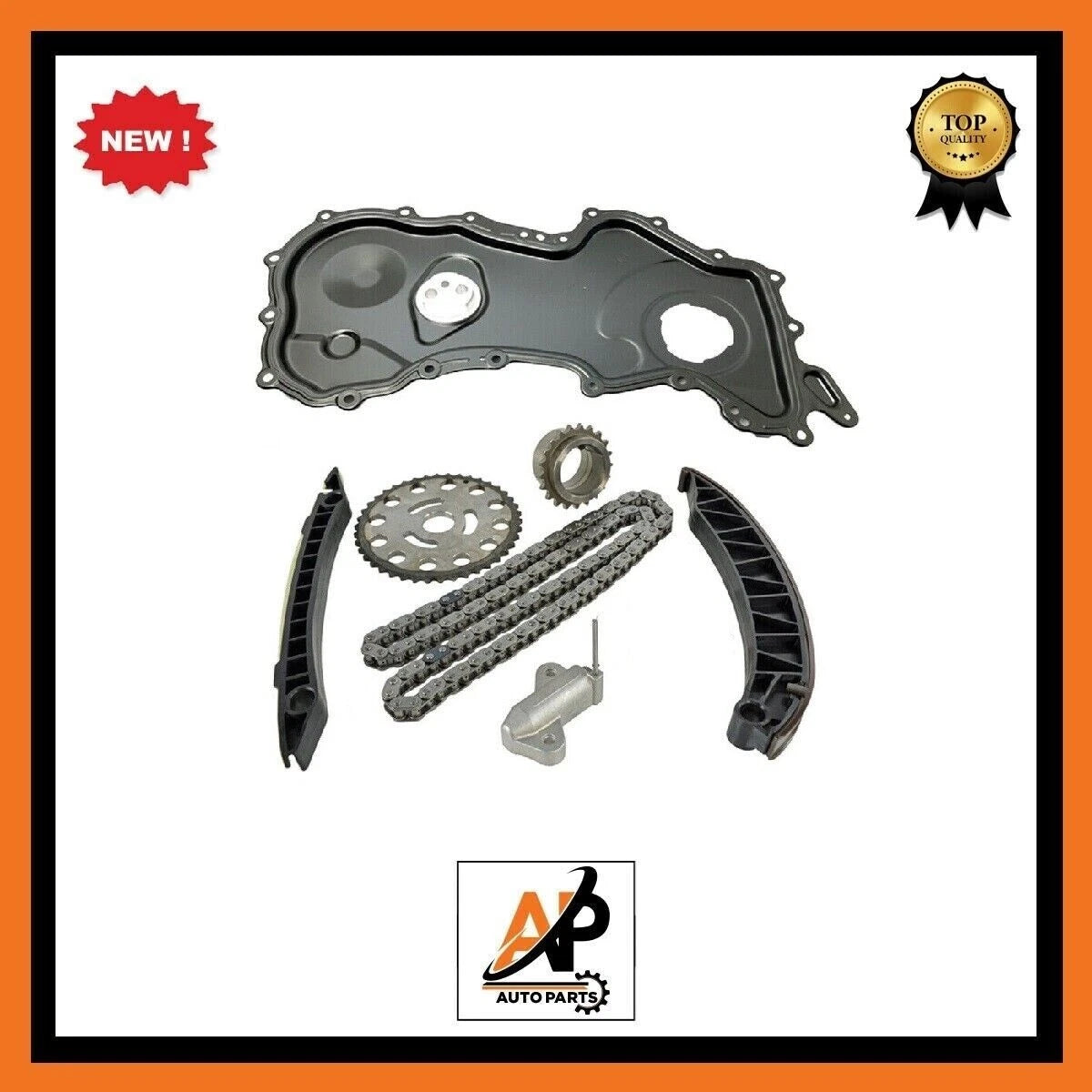 Engine Timing Chain Kit with Timing Cover for Renault Espace Megane 1.6D (2002–2008)