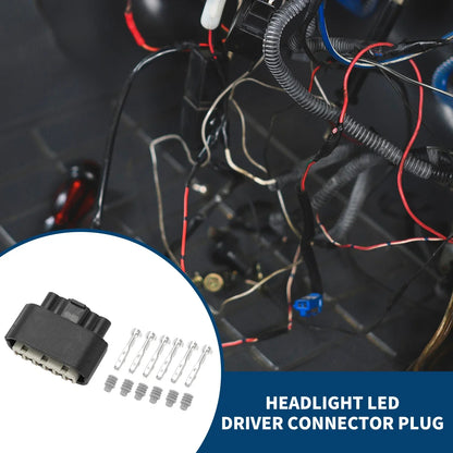 6Pin LED Headlight Driver Connector Plug for Honda Accord Spirior (2013-2017)