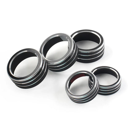 Control Switch Knob Cover Trim for Honda Accord 10th Gen (2018-2022) Black