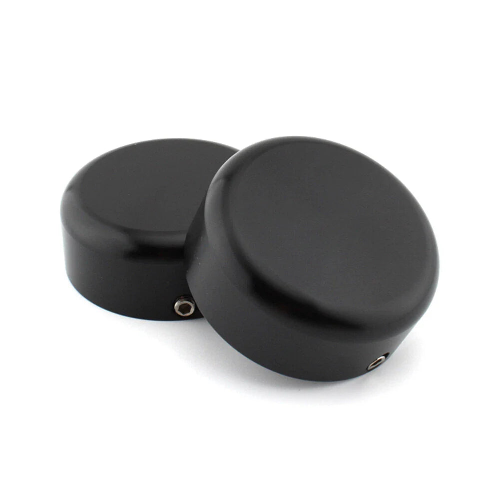 Black Front Fork Cover Caps for Harley Sportster S 1250 RH1250 (2021-2023)