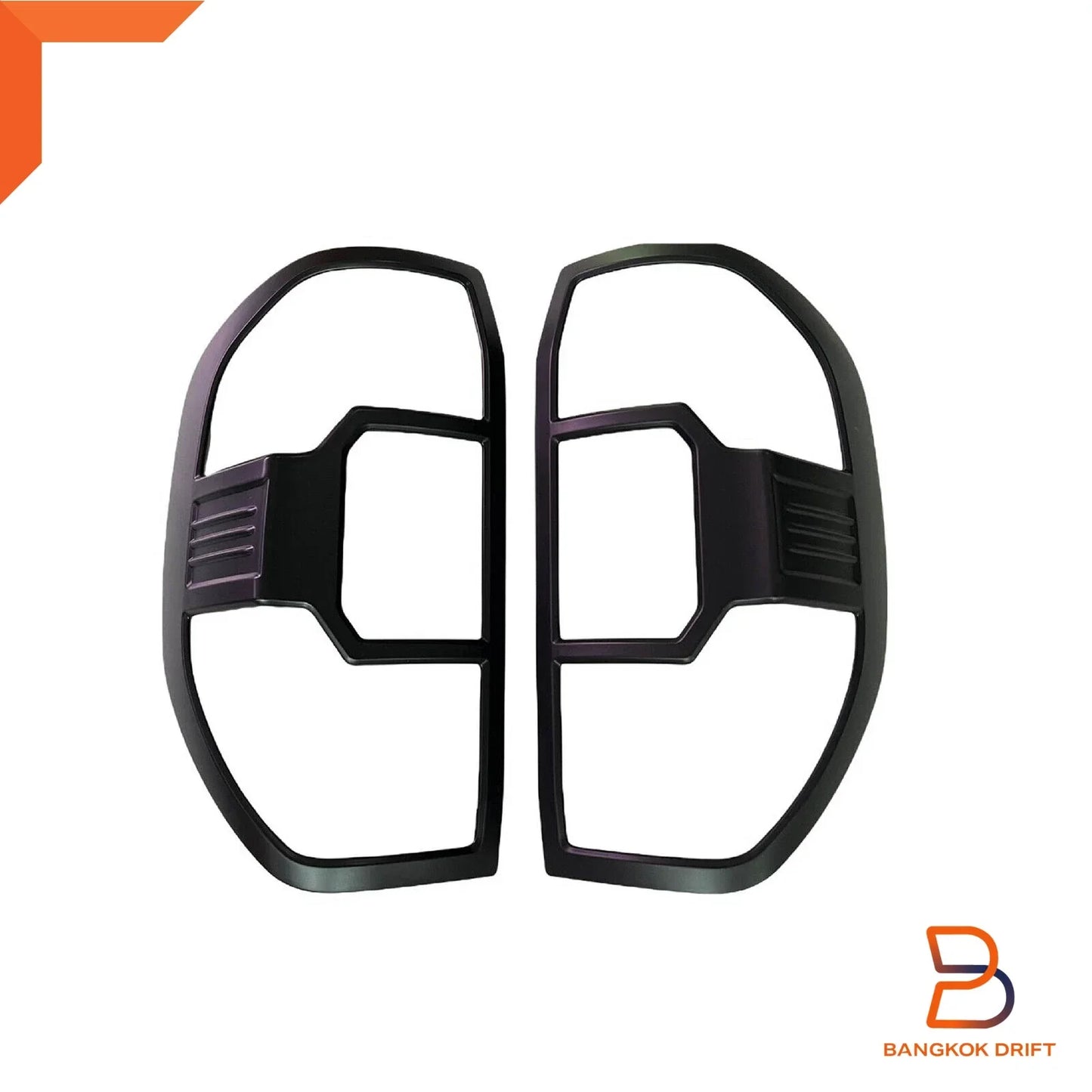 Matte Black Headlight Taillight Cover Trim for Maxus LDV T60 Pro (2019-2022)