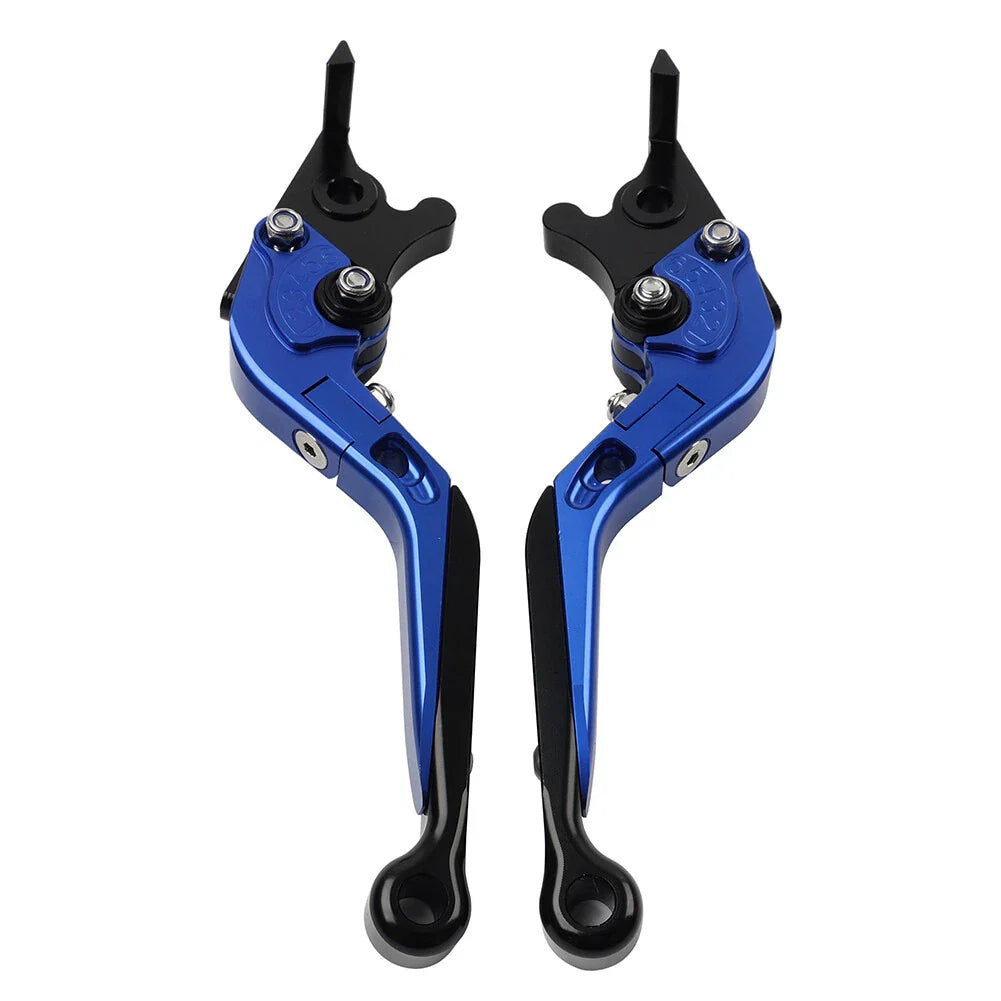 CNC Blue Extendable Brake Clutch Levers for Benelli TRK502/X BN302S (15-19)