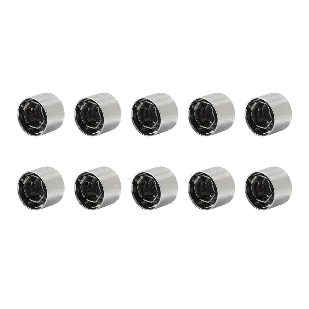 10 x Engine Cover Bolts Screw Caps CNC for Harley Twin Cam Dyna Softail Chrome
