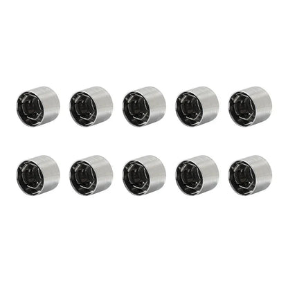 10 x Engine Cover Bolts Screw Caps CNC for Harley Twin Cam Dyna Softail Chrome