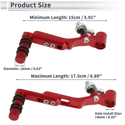 Shifter Lever for Honda CBR650R 2019-2022 - Red Motorcycle Gear