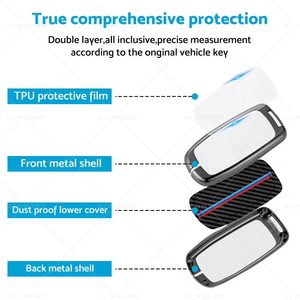 Zinc Alloy Car Remote Key Fob Cover Case for Chery Omoda 5 (2022-2023)
