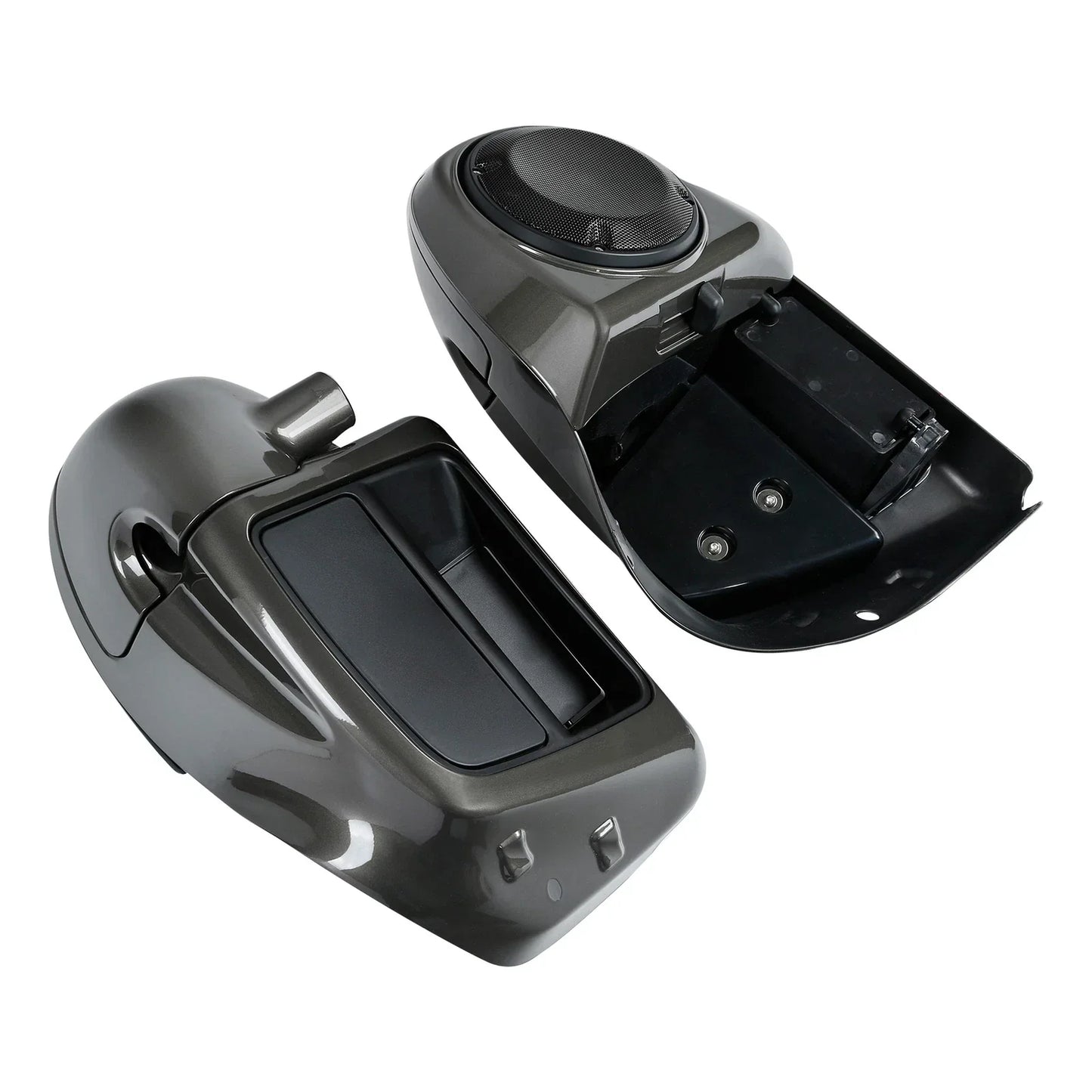 Vented Fairings for Harley Street Glide (2014-2024) - Pearl Red & Silver Gray