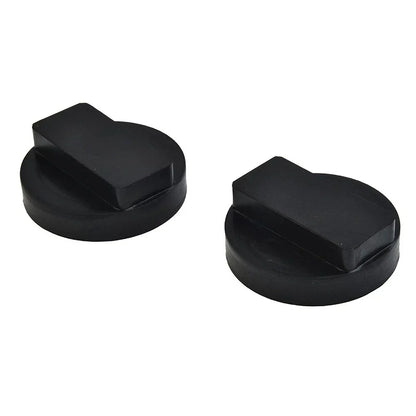 2 x Rubber Jacking Point Pad Adaptor Black for BMW 3/4/5 Series