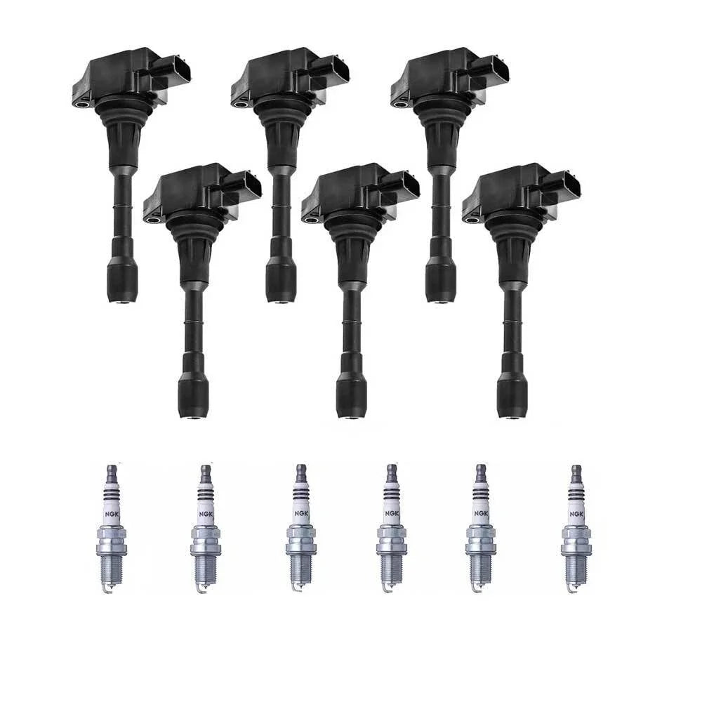 6 x Ignition Coils & 6 x Spark Plugs for Nissan Altima 3.5L VQ35DE (2013-2017)