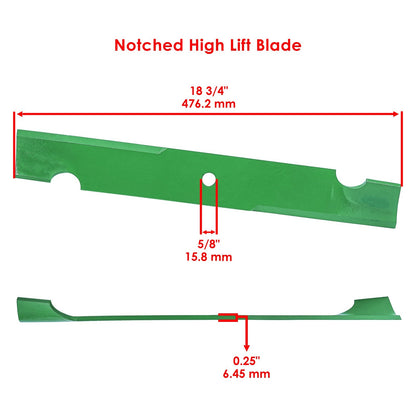 Deck Spindle Blade Replacement for Bad Boy Outlaw and Outlaw Extreme (2010–2018)