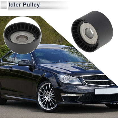 Drive Belt Idler Pulley for Mercedes-Benz M-Class (2005-2011) Black 1 x
