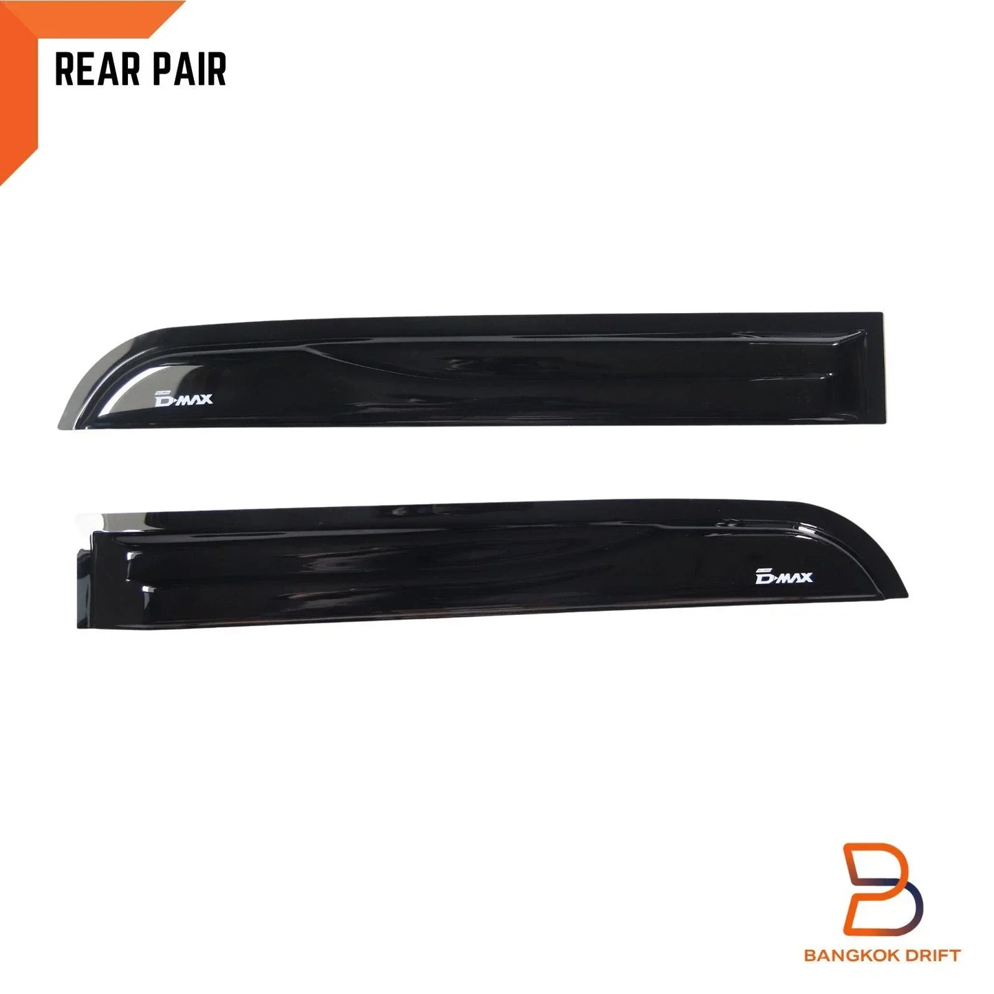 Weather Shield Window Visor Rain Guard for Isuzu D-Max Ute (2024-2025)
