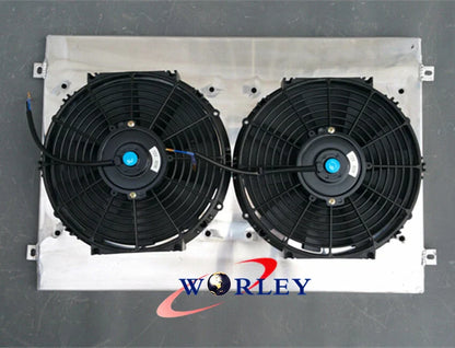 Aluminum Radiator Shroud & Fans for Toyota Land Cruiser HDJ80 HZJ80 (1990-1997)