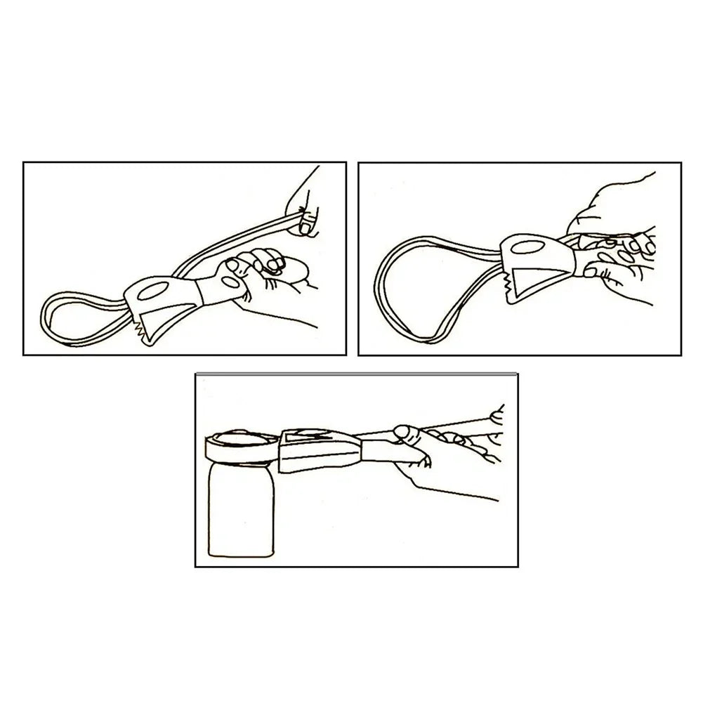 8 Inch Rubber Strap Wrench Tool for Oil Filter Pipe Mechanics