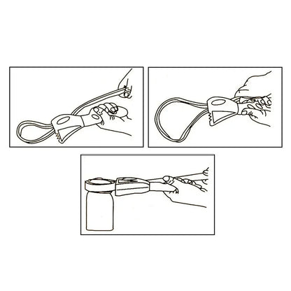 8 Inch Rubber Strap Wrench Tool for Oil Filter Pipe Mechanics